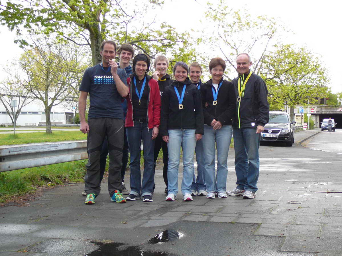 Staffel-Marathon in Bonn